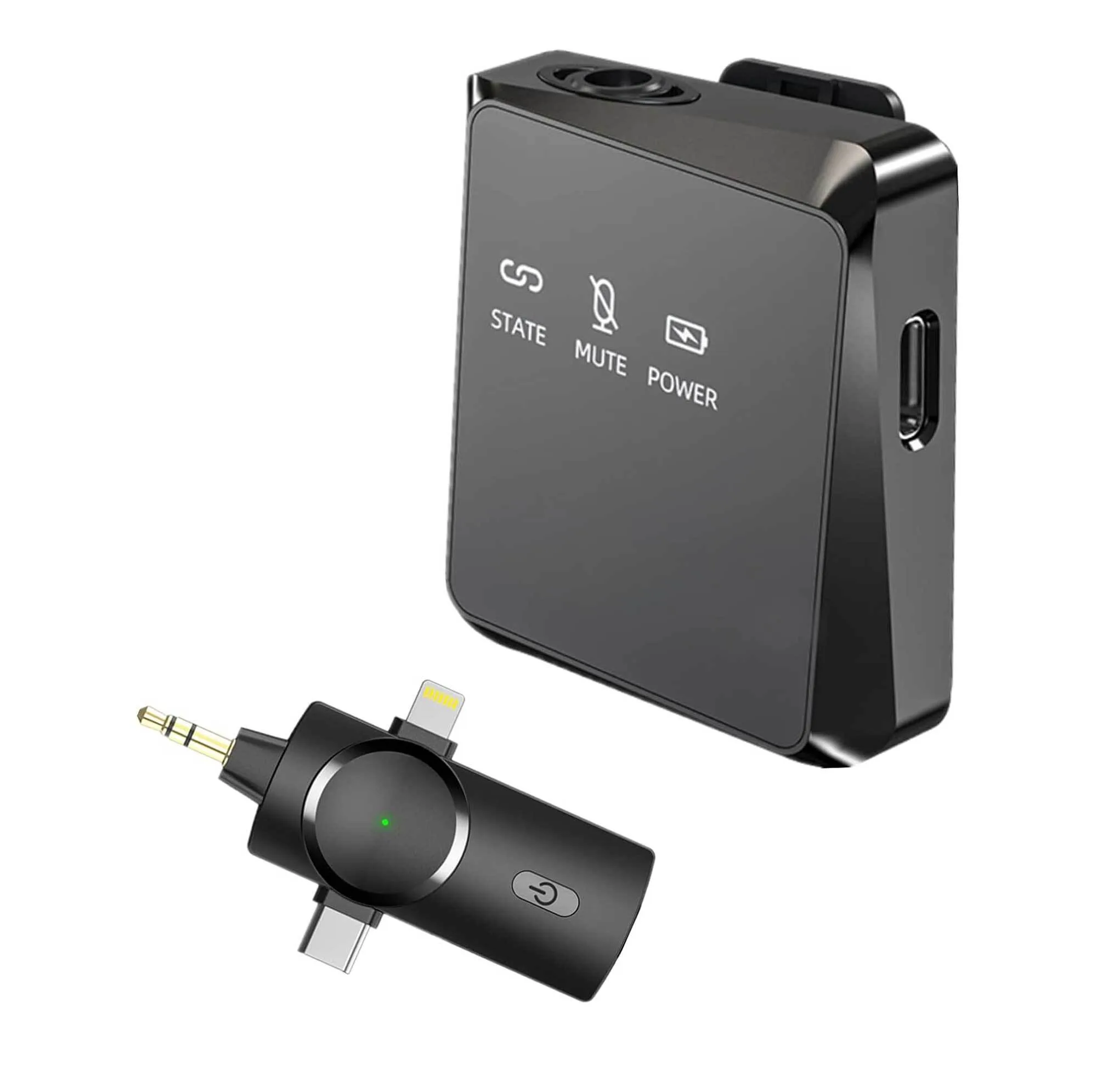 میکروفن یقه ای مدل AP004 تک کاربره با درگاه Lightning