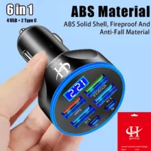 شارژر فندکی 66 وات هارمن مدل PD6QC3FST