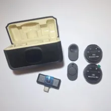 ست میکروفن بی سیم مدل PD MAGENETIC MIC با درگاه تایپ سی