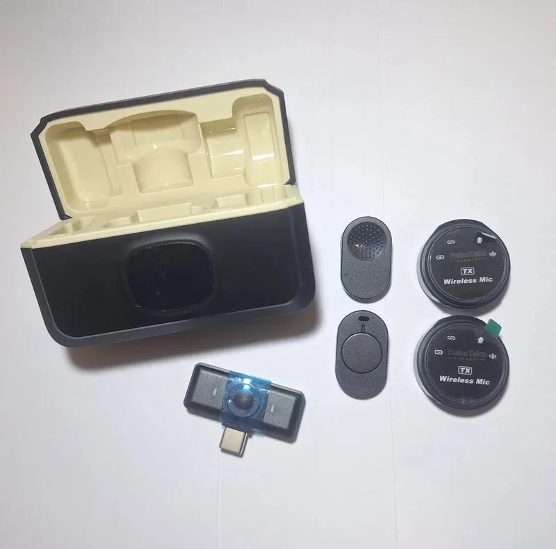 ست میکروفن بی سیم مدل PD MAGENETIC MIC با درگاه تایپ سی