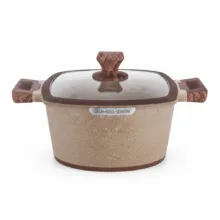 سرویس قابلمه و تابه گرانیتی 10 پارچه بازرگانی زیو مدل ZCS-8300/5S32 JUMBO SERIES
