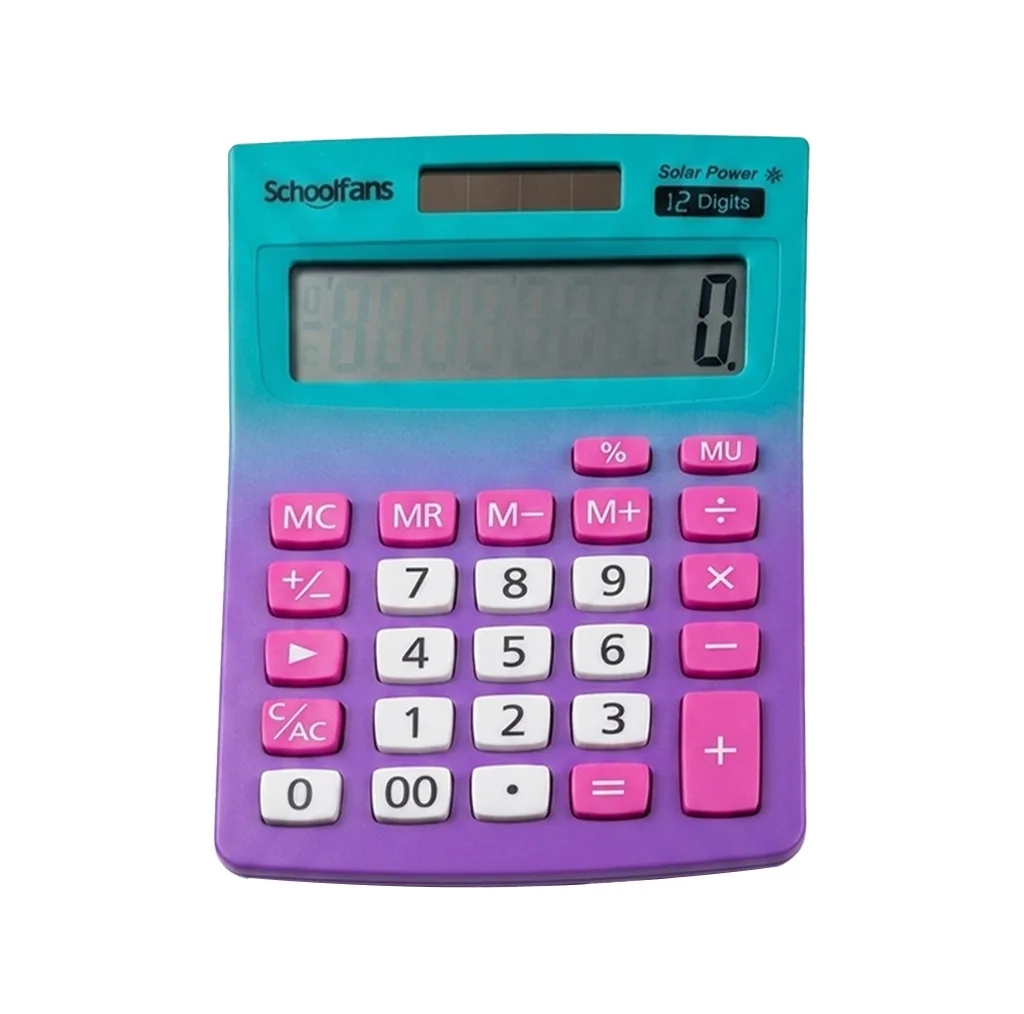 ماشین حساب اسکول فنس مدل پاستیلی کد 92901