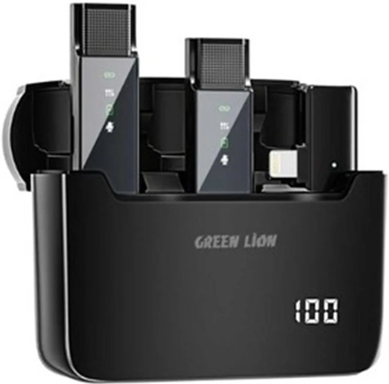 میکرفون بی سیم گرین لاین مدل 2in1 دیجیتال درگاه لایتنینگ