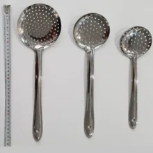 سرویس کفگیر مدل سوراخ دار هندی مجموعه 3 عددی
