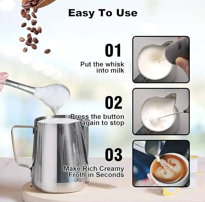 همزن شیر مدل Electric Milk Frother Rechargeable