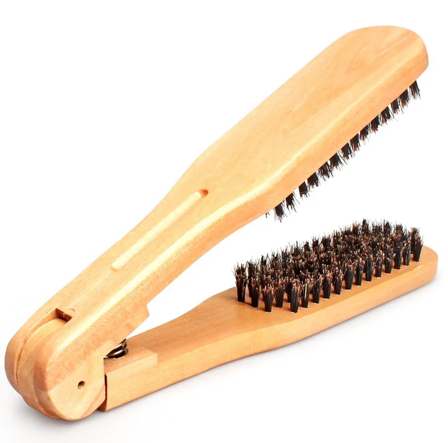 برس کراتین مو مدل چوبی کد K23IX