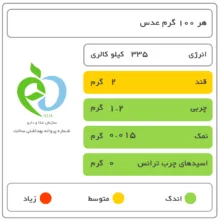 عدس ریز Fresh وزن 900 گرم