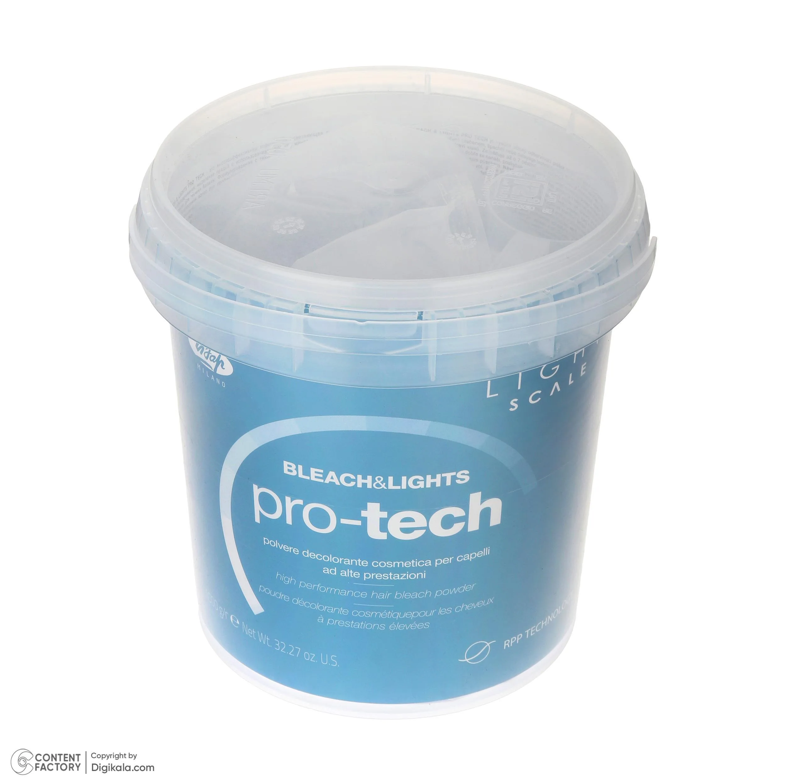 پودر دکلره لیزاپ مدل pro-tech وزن 1000 گرم رنگ سفید