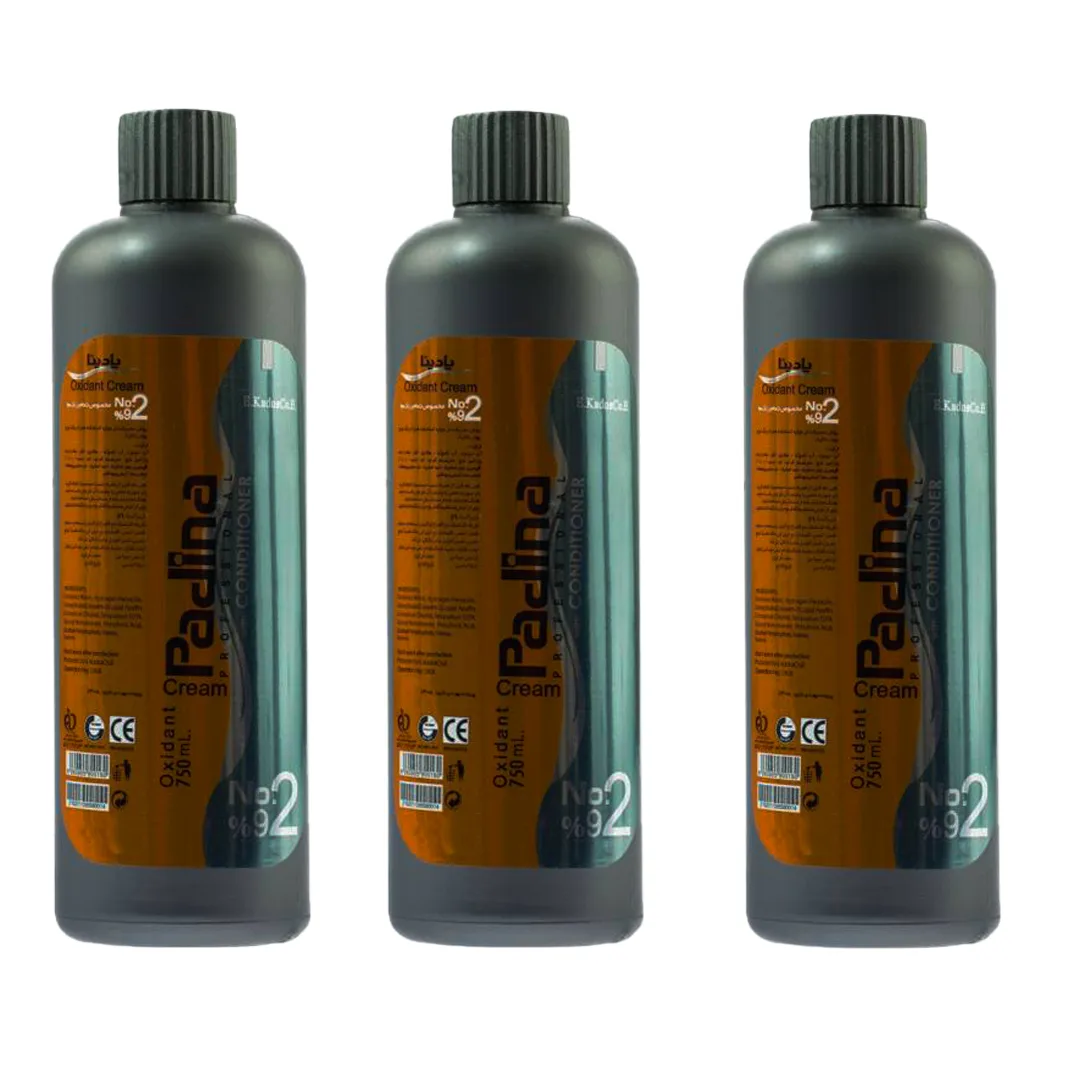 اکسیدان پادینا مدل O9-750 نه درصدی حجم 750 میلی لیتر بسته 3 عددی