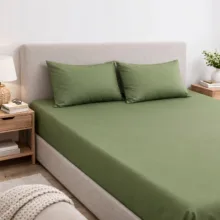 سرویس ملحفه 2 نفره 3 تکه خوابسا مدل کش‌دار