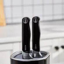 سرویس چاقو 6 پارچه با تیغه استیل و با دسته باکالیت کاراجا مدل Mastermaid Stand