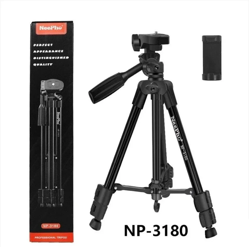 سه پایه دوربین نیفو مدل NP-3180 با حداکثر ارتفاع 150 سانتیمتر