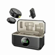 ست میکروفن بی سیم مدل PD MAGENETIC MIC با درگاه تایپ سی