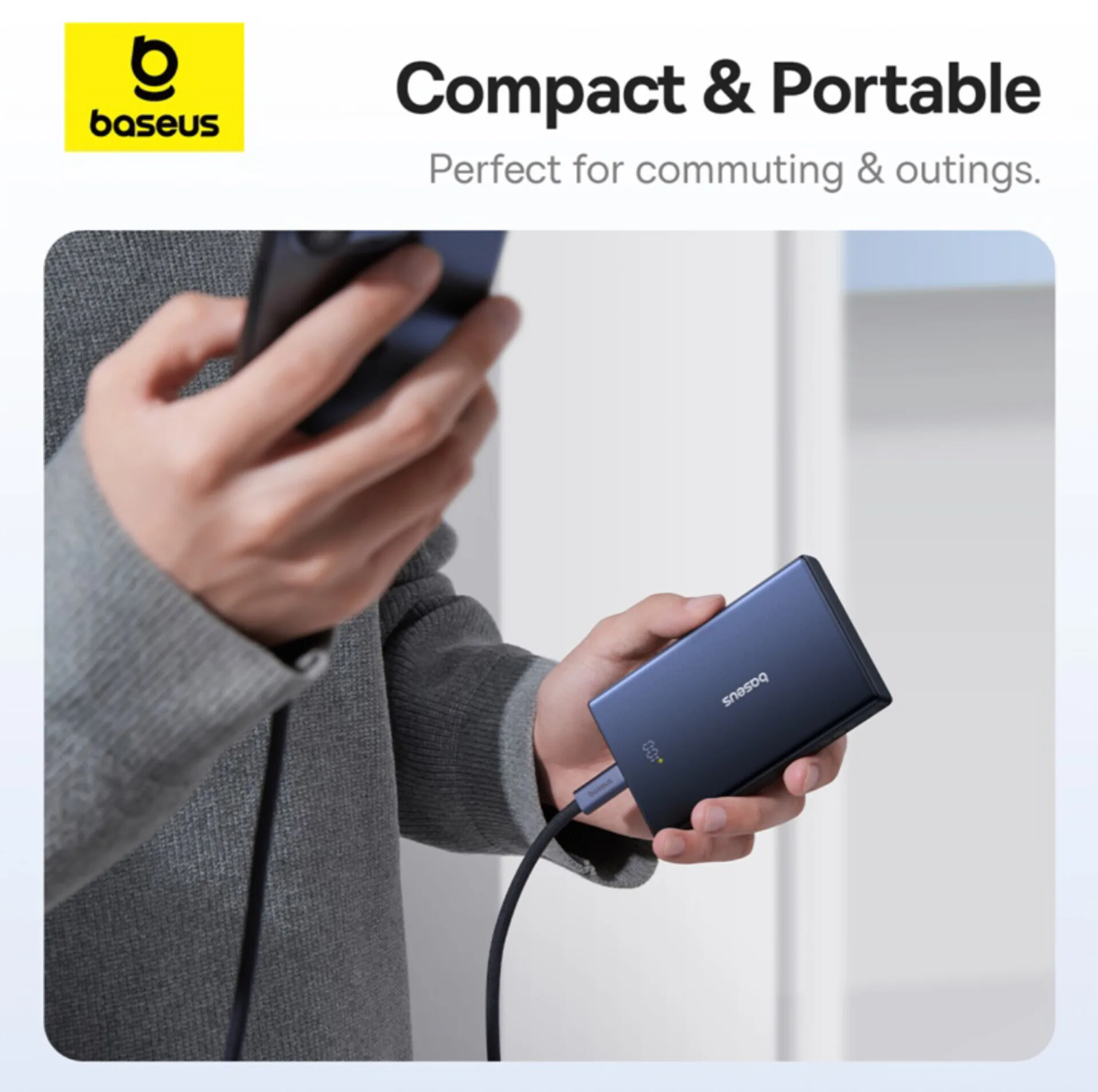 پاوربانک بیسوس مدل PicoGo 20W ظرفیت 10000 میلی آمپر ساعت
