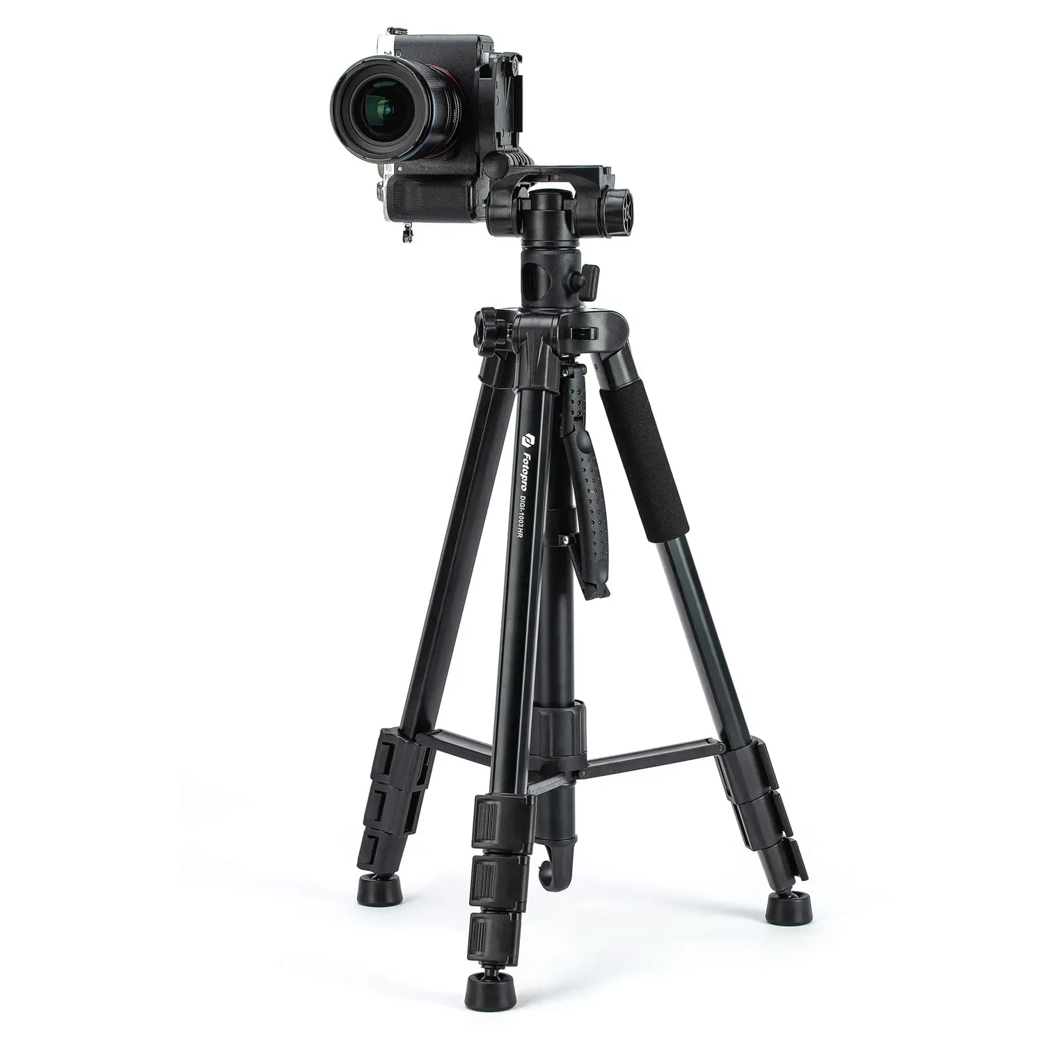 سه پایه دوربین فوتو پرو مدل DIGI-1003 HR با حداکثر ارتفاع 167 سانتیمتر