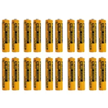باتری نیم قلمی قابل شارژ پاناسونیک مدل NI-MH550mAh بسته 20 عددی