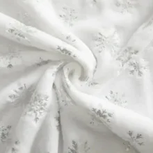 پتو مسافرتی 1 نفره مدل دونه برفی سایز 200x160 سانتی‌متر