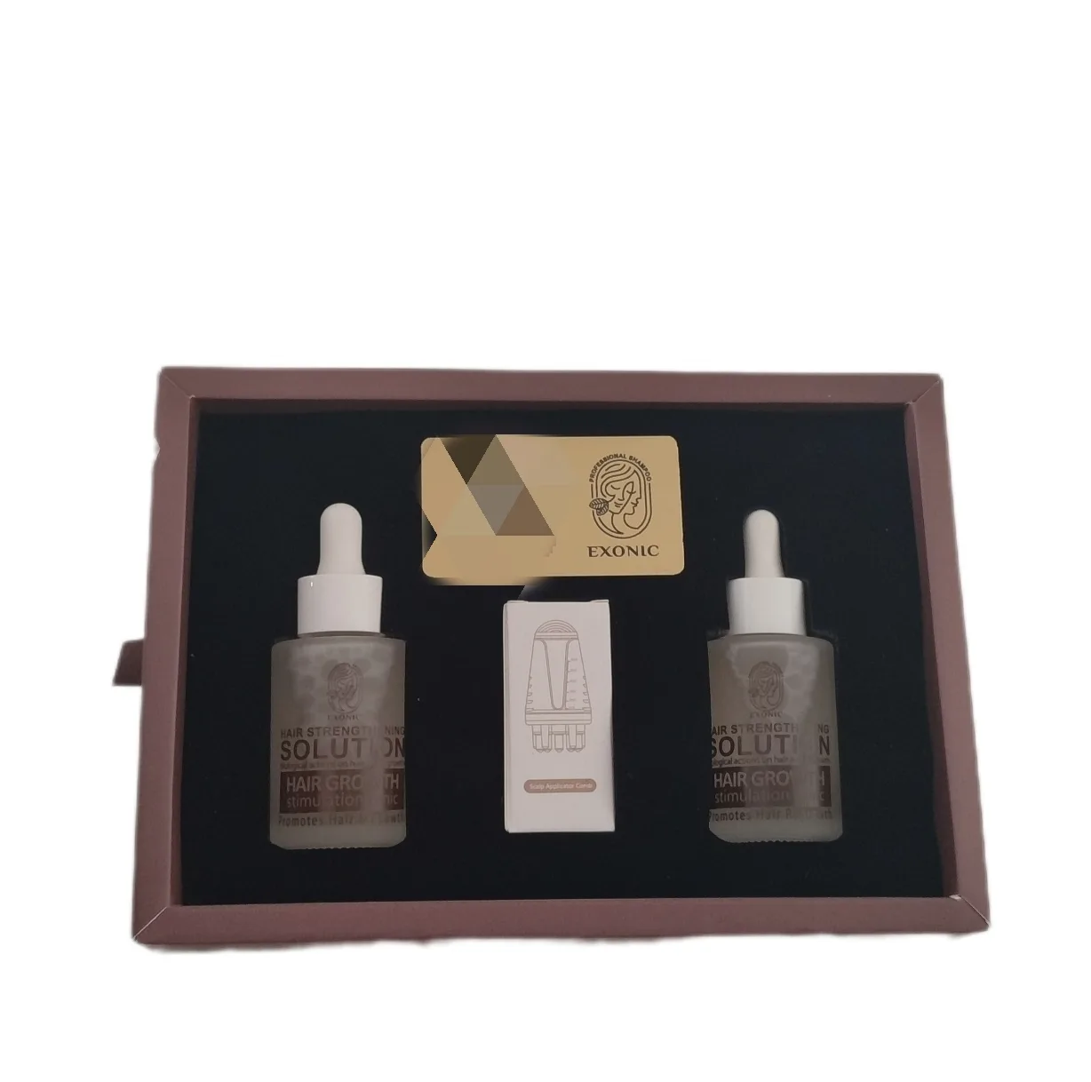 اسپری پرپشت‌کننده مو اکسونیک مدل تونیک  حجم 258 میلی‌لیتر رنگ قهوه ای بسته 2 عددی