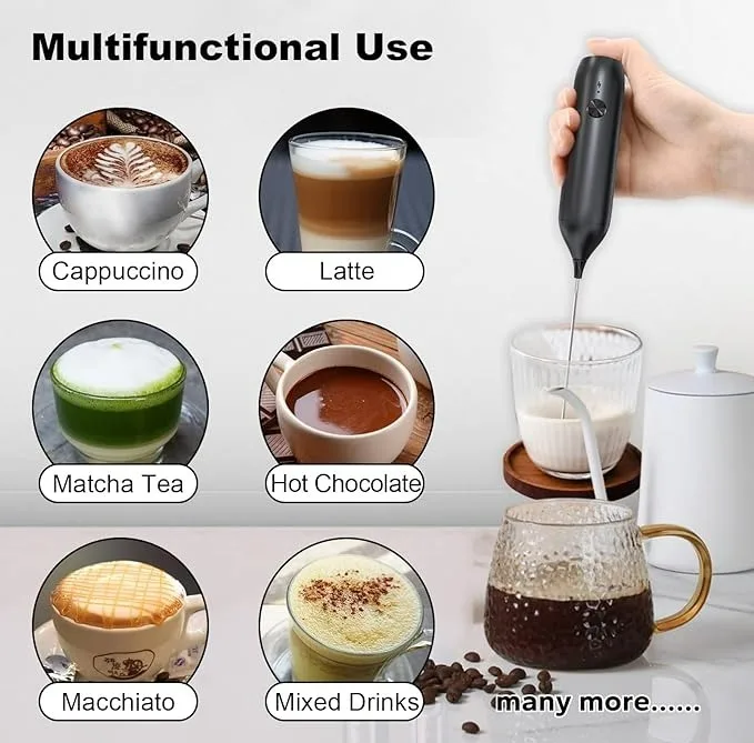 همزن شیر مدل Electric Milk Frother Rechargeable