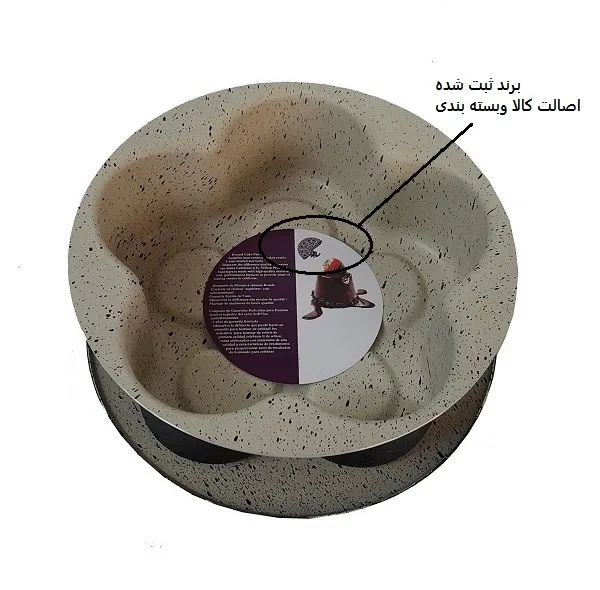 ظرف پخت به گز مدل کته و ته چین طرح گل