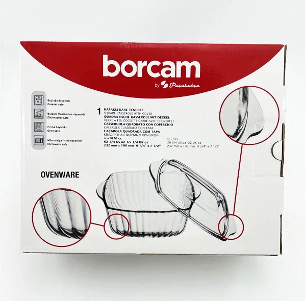 ظرف پخت پاشا باغچه کد 59029 مدل Borcam