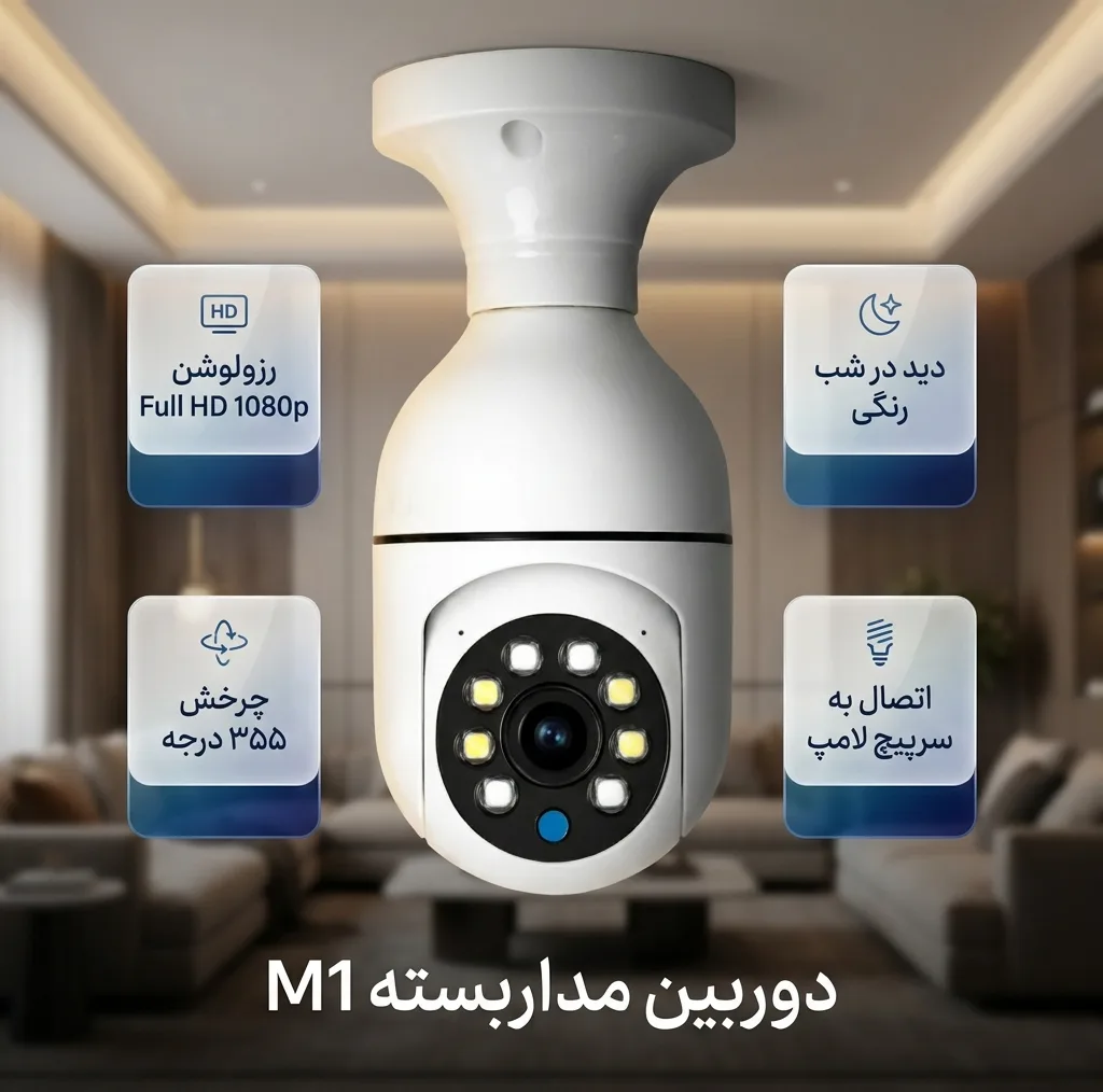 دوربین مداربسته تحت شبکه مدل M1
