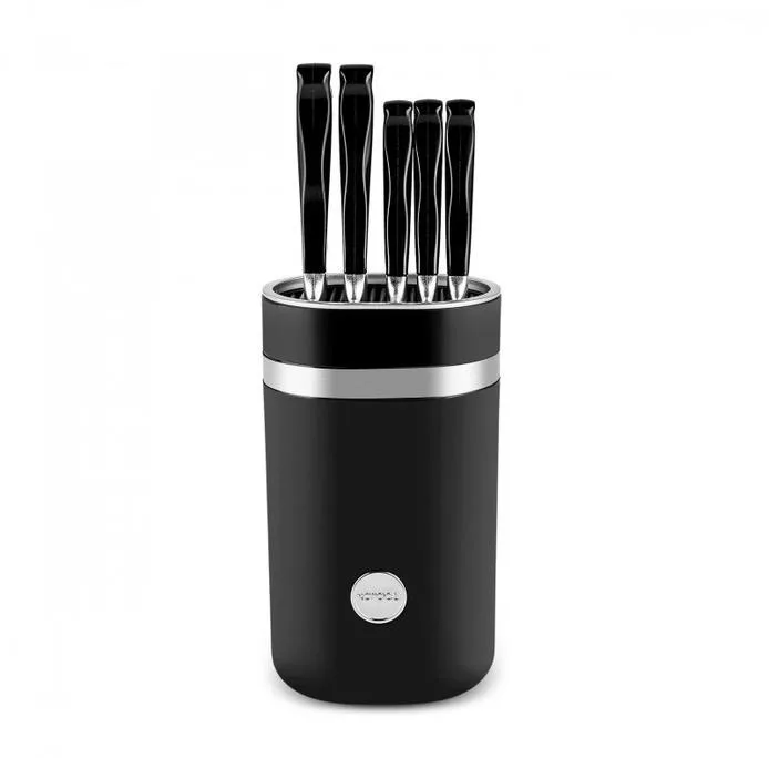 سرویس چاقو 6 پارچه با تیغه استیل و با دسته باکالیت کاراجا مدل Mastermaid Stand
