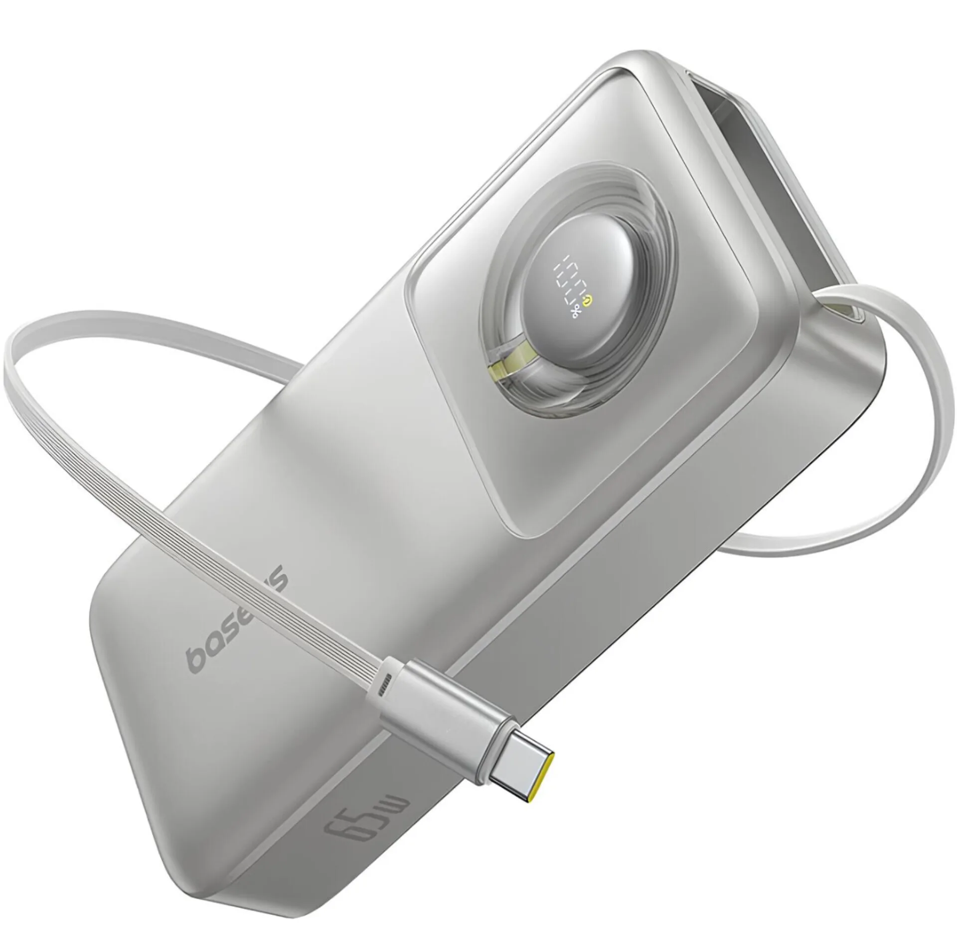 پاوربانک بیسوس مدل Free2Pull 65W ظرفیت 20000 میلی آمپر ساعت به همراه کابل USB-C