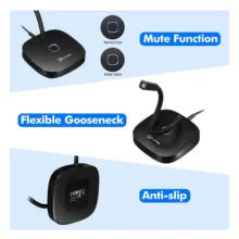 میکروفن رومیزی ایوتور مدل G22 با درگاه اتصال USB