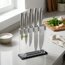 سرویس چاقو 5 پارچه هپی کیچن مدل Stone Knife PMMA