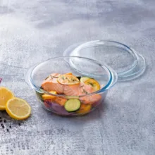ظرف پخت پیرکس مدل قابلمه ای کد 20*24
