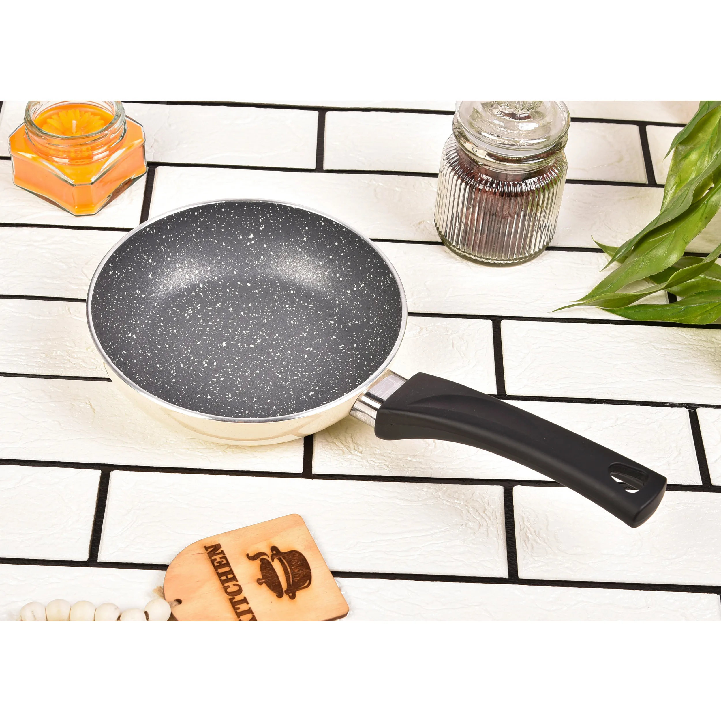 تابه گرانیت عروس مدل فانتزی سایز 18