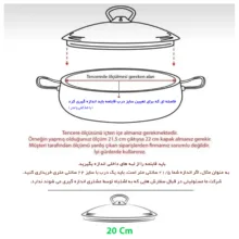 در قابلمه و تابه مدل BOMBELİ سایز 20