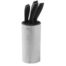 سرویس چاقو 6 پارچه با تیغه فولاد ضدزنگ و با دسته باکالیت پروتی مدل Colte Terra