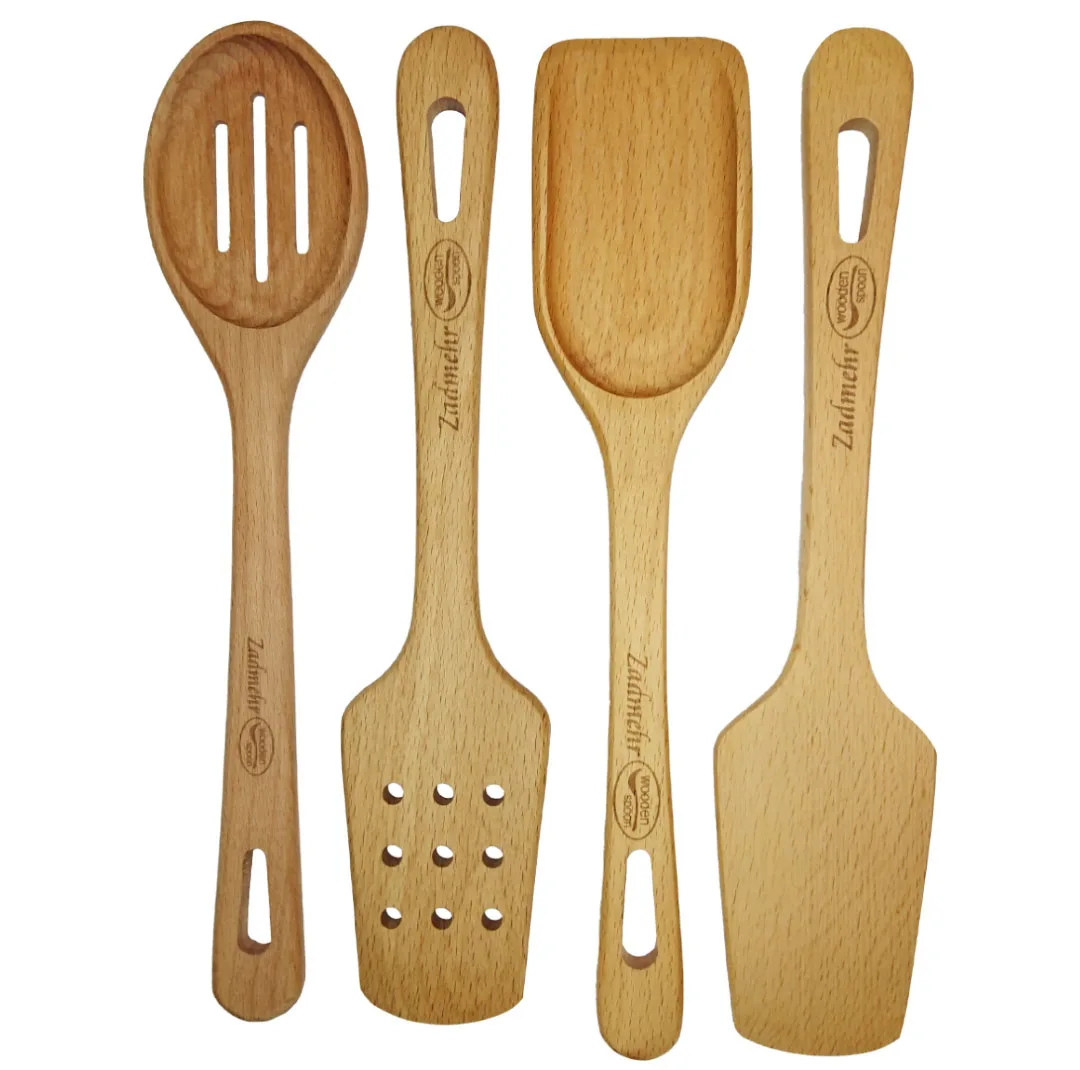 سرویس کفگیر ملاقه 4 پارچه زادمهر مدل k2584