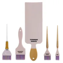 قلمو رنگ و تخته تیتانیوم مدل Ti_1367 مجموعه 5 عددی