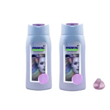 شامپو رنگساژ مو مارال شماره 8/90 حجم 400 میلی لیتر رنگ یاسی کوارتز مجموعه دو عددی