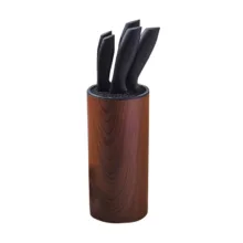 سرویس چاقو 6 پارچه با تیغه فولاد ضدزنگ و با دسته باکالیت پروتی مدل Colte Terra