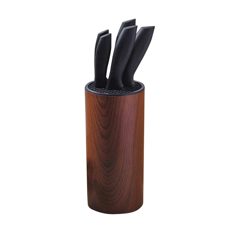 سرویس چاقو 6 پارچه با تیغه فولاد ضدزنگ و با دسته باکالیت پروتی مدل Colte Terra