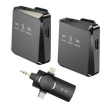 میکروفن یقه ای مدل AP004 با درگاه TYPE C  Lightning جک 3.5