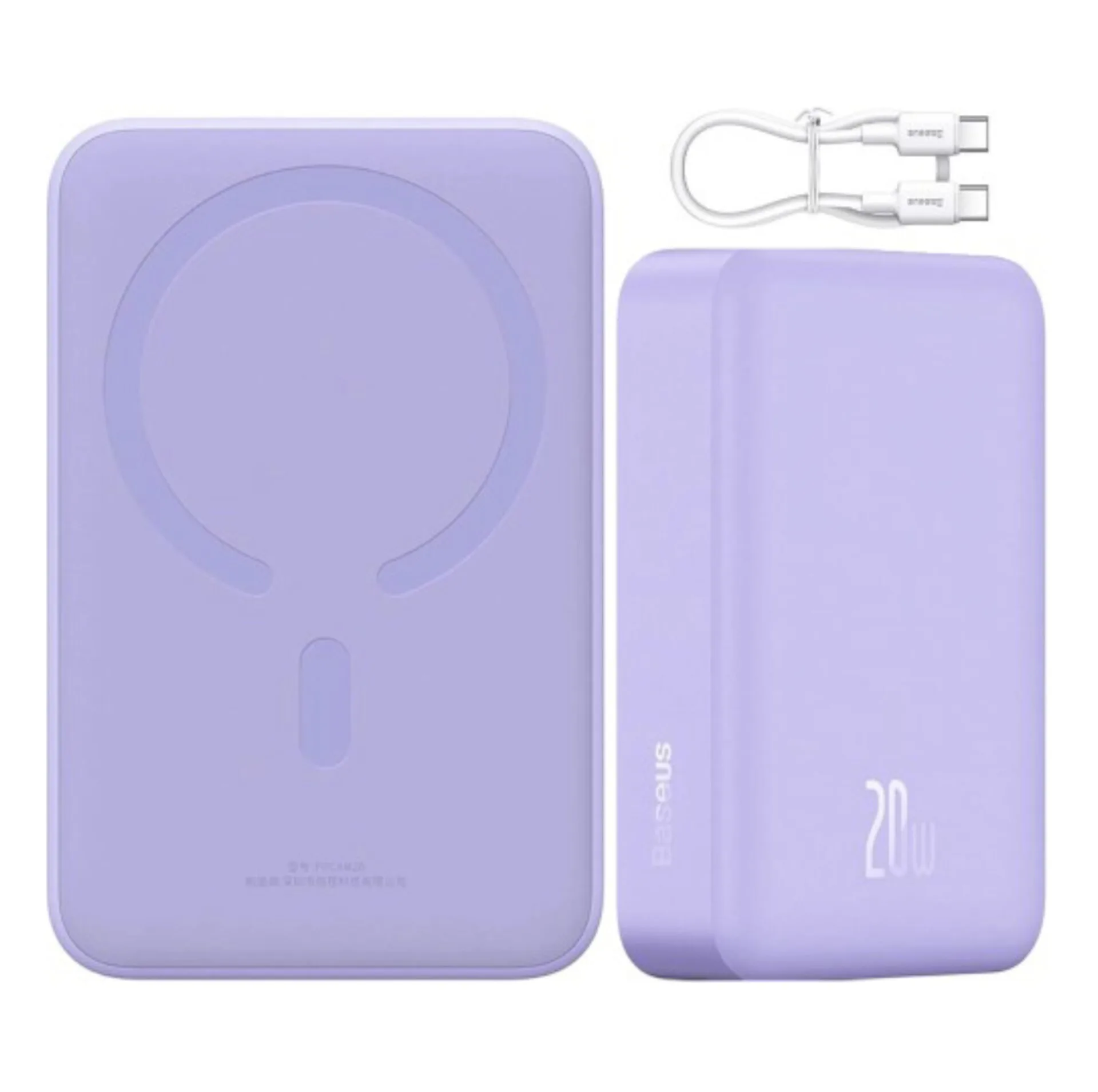 پاوربانک بیسوس مدل MAGNETIC MINI 20W ظرفیت 20000 میلی آمپر ساعت