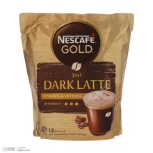پودر قهوه فوری DARK LATTE سه در یک نسکافه بسته 12 عددی