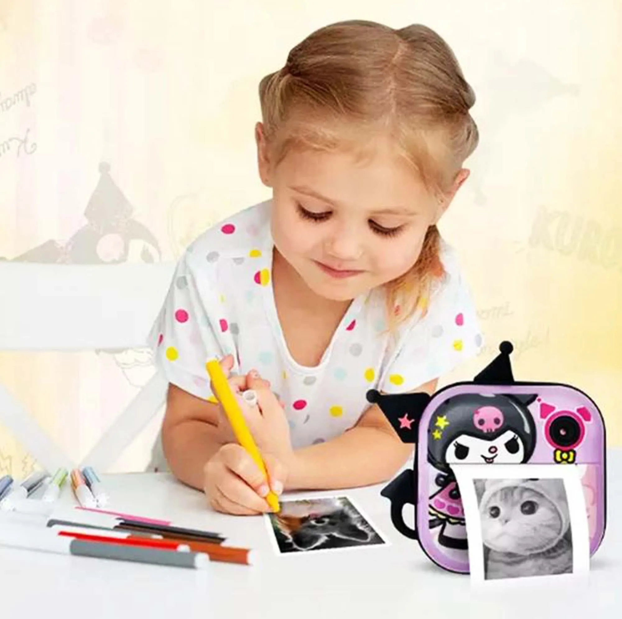 دوربین عکاسی چاپ سریع مدل kuromi KG300