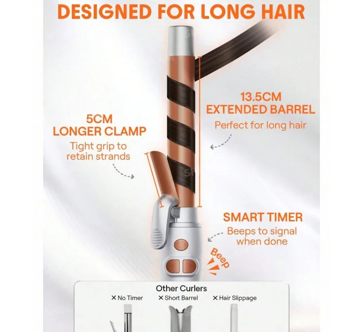 فر کننده مو شیگلم هیر مدل Curling Iron