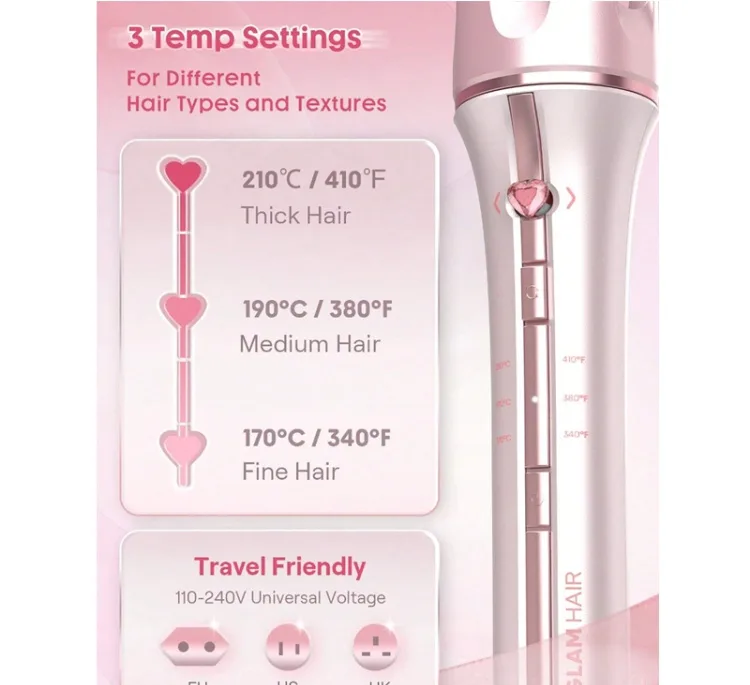 فر کننده اتوماتیک شیگلم هیر مدل Cupid's Charm 19mm