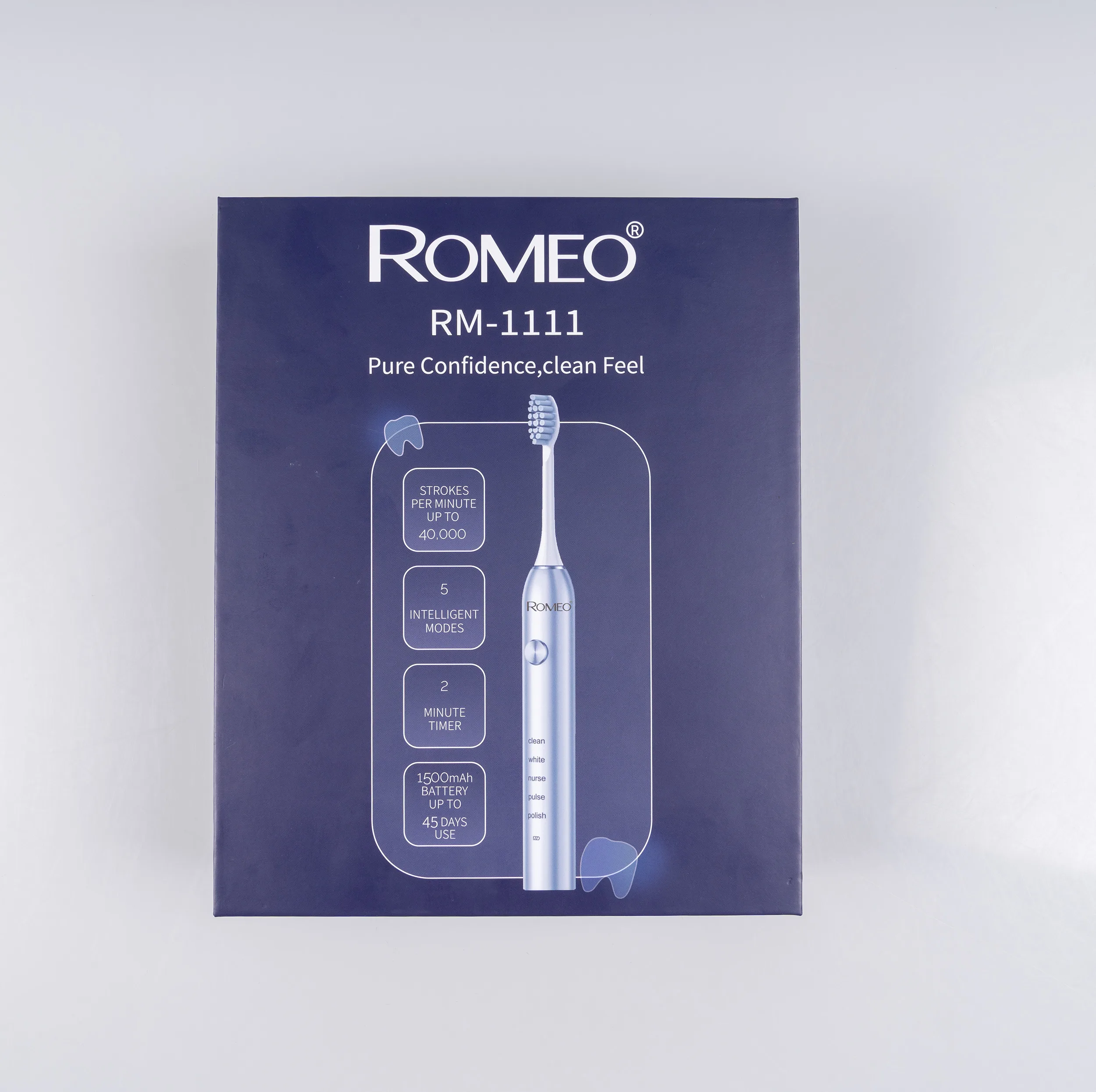 مسواک برقی رومئو مدل Rm-1111 به همراه ۸ سری یدک