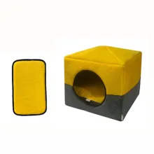 جای خواب سگ و گربه مدل D-450sبه همراه تشک باکس