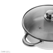 نیم قابلمه پارس استیل مدل ارتفاع کوتاه سایز 28