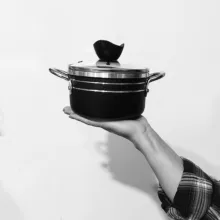 سرویس قابلمه گرانیت 4 پارچه ظرف سازان اسدیان مدل سیلور