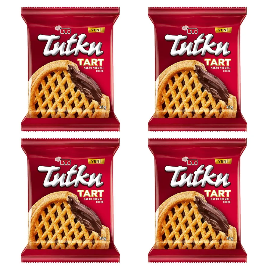 بیکسویت تارت مغزدار توتکو اتی - 45 گرم بسته 4 عددی